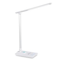 Tampla Desk Lamp, Eye-caring LED Table Lamp with USB Charging Port, Touch Control Daylight Lamp, Great for Reading, Studying, Working