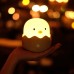 Cute Silicon Eggshell Night Light 7-Colors LED Nursery Lamp for Baby Toddler Children Kids Gift Toy Home Decor