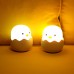 Cute Silicon Eggshell Night Light 7-Colors LED Nursery Lamp for Baby Toddler Children Kids Gift Toy Home Decor