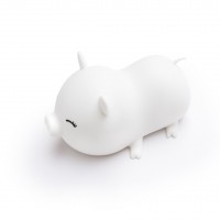 Lovely Silicon Pig Night Light 7-Colors LED Nursery Lamp for Baby Toddler Children Kids Gift Toy Home Decor