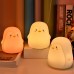 Cute Silicon Penguin Night Light 7-Colors LED Nursery Lamp for Baby Toddler Children Kids Gift Toy Home Decor