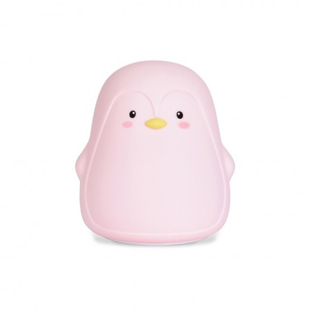 Cute Silicon Penguin Night Light 7-Colors LED Nursery Lamp for Baby Toddler Children Kids Gift Toy Home Decor