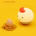 Silicon Tumbler Chicken Night Light Adjustable LED Nursery Lamp for Baby Toddler Children Kids Gift Toy Home Decor