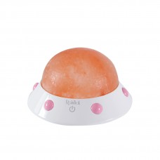 UFO Himalayan Salt Lamp Night Light Pink Crystal Salt Rock Lamp with Touch Dimmer Switch Home Office Decoration